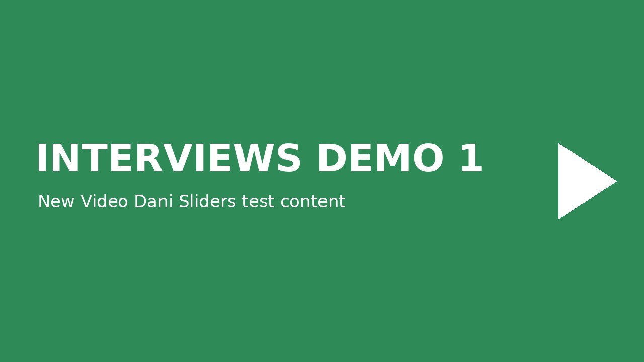 Interviews Demo 1