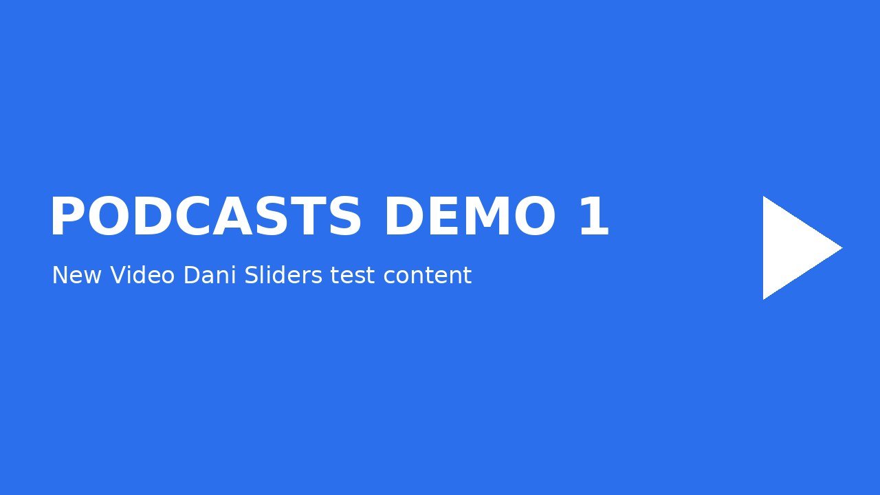 Podcasts Demo 1