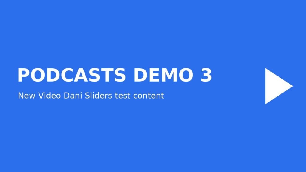 Podcasts Demo 3