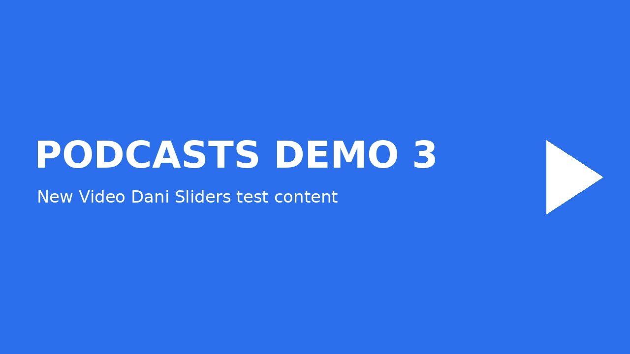 Podcasts Demo 3